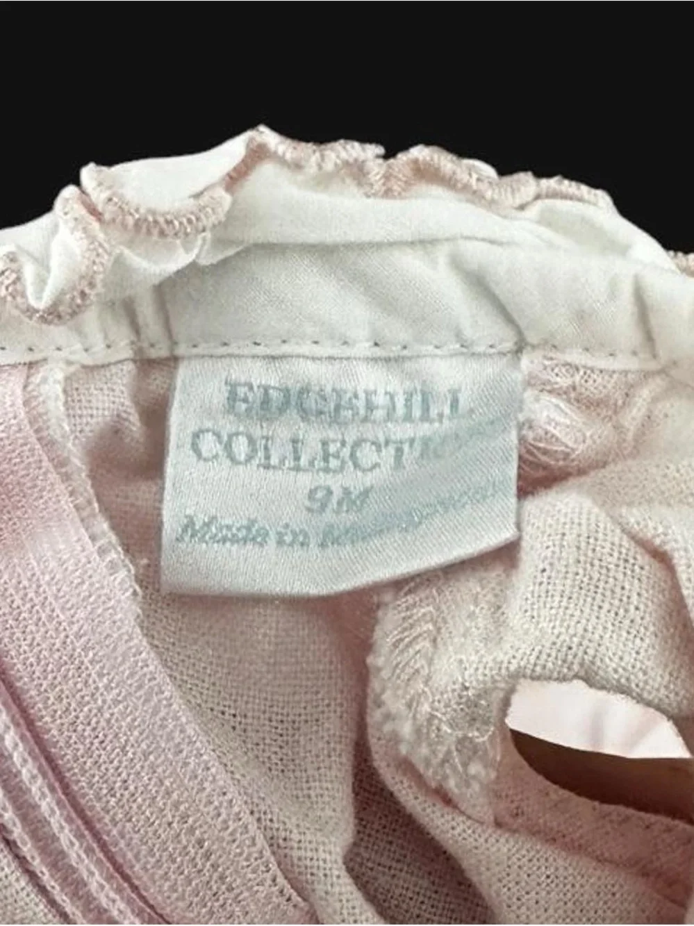 Edgehill Collection pink Sleeveless Ruffle Neck Casual Dress